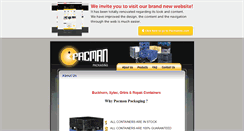 Desktop Screenshot of pacmanpackaging.com